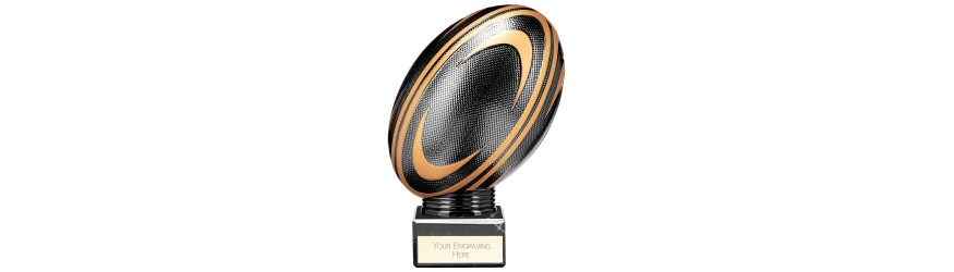 BLACK VIPER LEGEND RUGBY AWARD - 5 SIZES - 14.5CM TO 22CM BLACK VIPER LEGEND RUGBY AWARD - 5 SIZES - 14.5CM TO 22CM